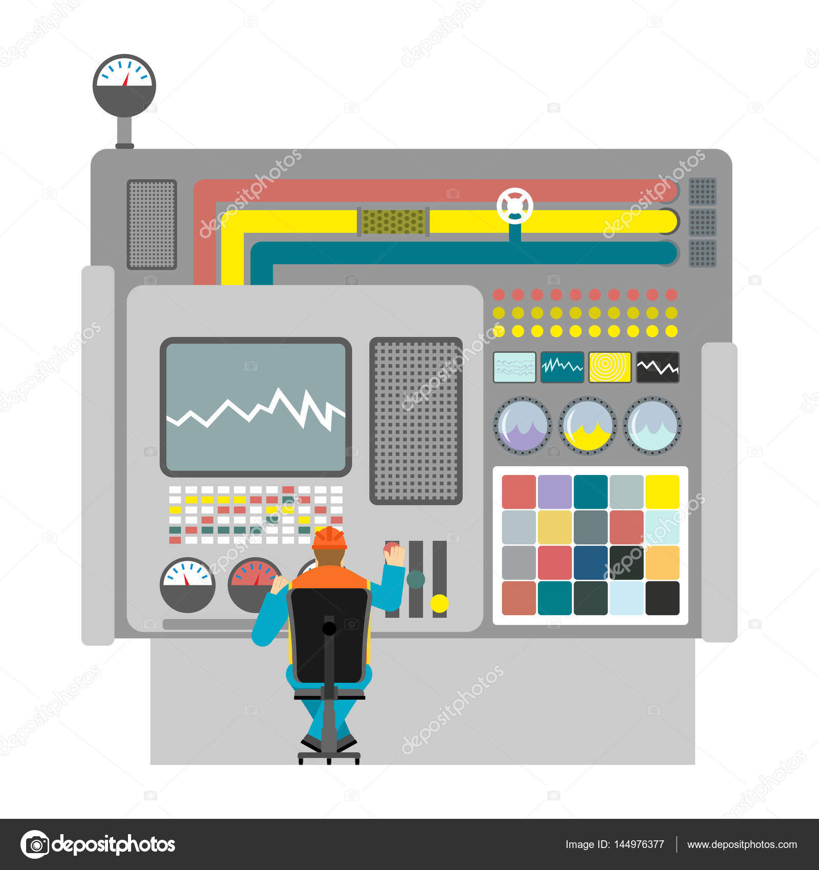 Operador de máquina cnc imágenes de stock de arte vectorial | Depositphotos Operador de máquina cnc imágenes de stock de arte vectorial | Depositphotos