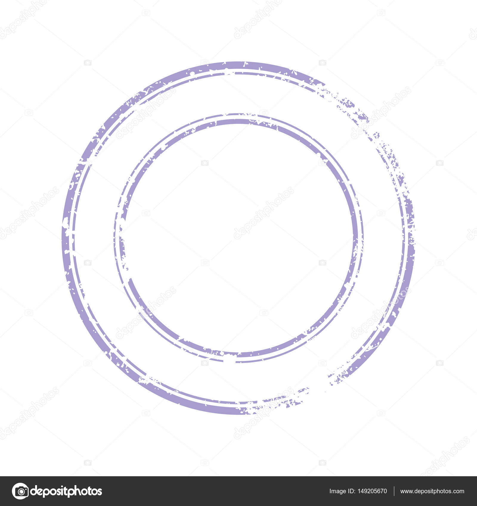 old rubber stamp for