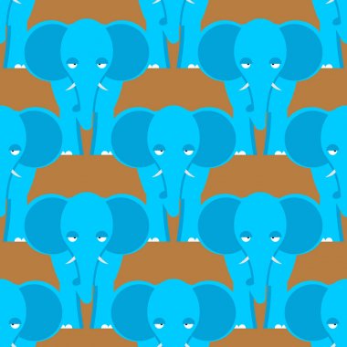 Fil seamless modeli. Afrika vahşi hayvan doku. Hayvan ba