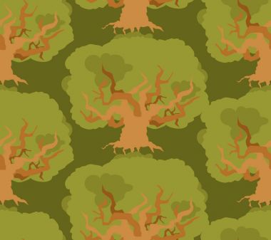 Oak forest seamless modeli. büyük eski ahşap doku