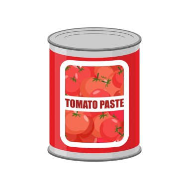 Domates Yapıştır teneke kutu. Konserve domates