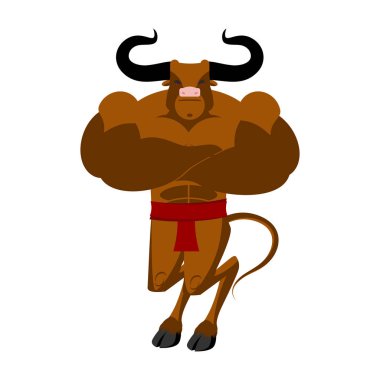 Minotaur antik Yunan efsanevi canavar. Canavar boğa kafa ile