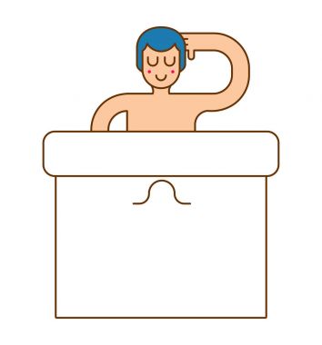 Battaniyenin altında mastürbasyon. adam yatakta masturbates