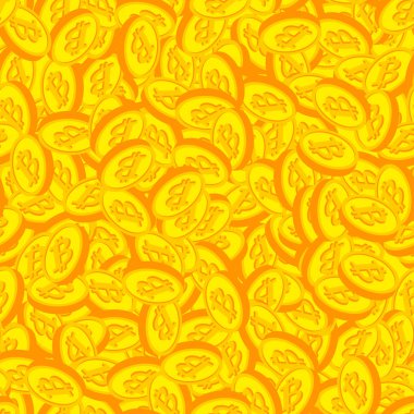 Bitcoin seamless modeli. Cryptocurrency arka plan. Vektör Hüseyin