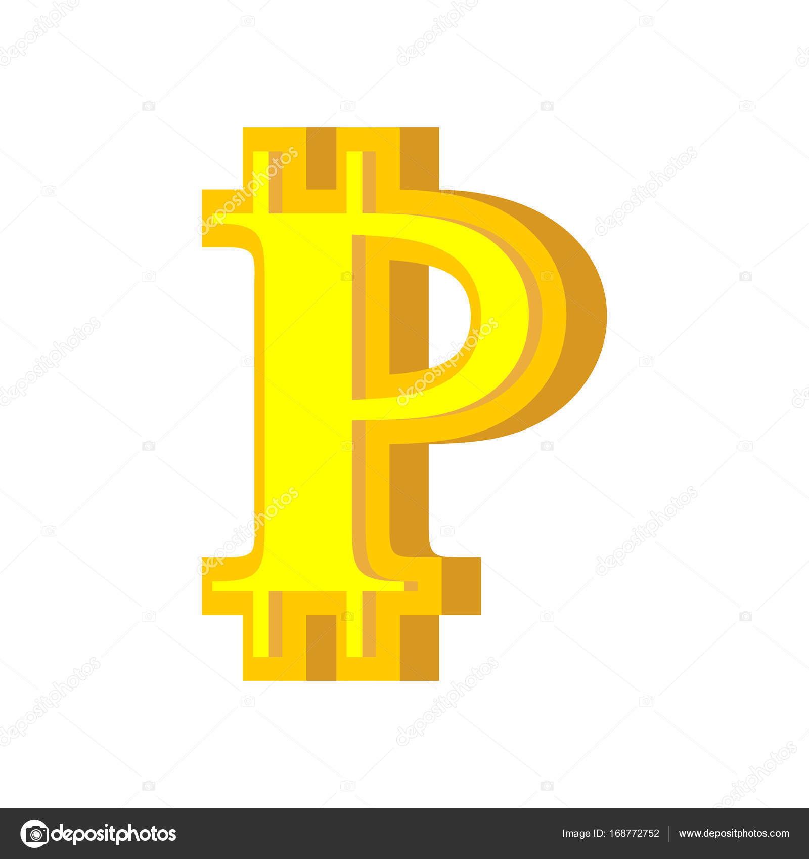 P 信比特币字体。Cryptocurrency 字母表。刻字收益和处分图库矢量图©popaukropa 168772752
