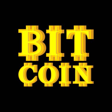İşareti yazı Bitcoin. Cryptocurrency mektup. Web para yazı tipi. V