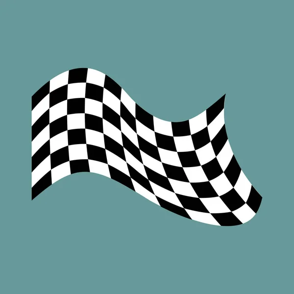 Racing vlajky, samostatný. Dokončení nápisu. Vektorové ilustrace — Stockový vektor