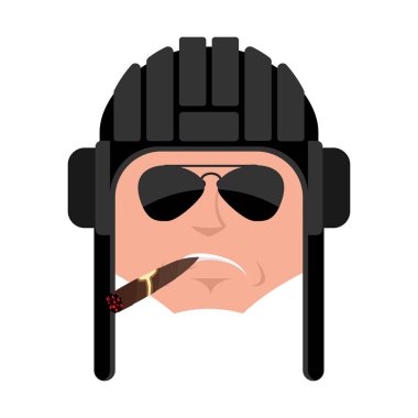 Tankman serin ciddi avatar emoji. Rus askeri yasaktır puro