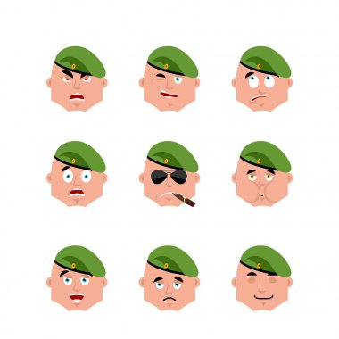 Rus askeri emoji avatar koyabilirim. üzgün ve kızgın surat. suçlu ve