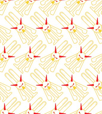 Çılgın Tavşan geçmişi. Kızgın tavşan deseni kusursuz. Şeytan çöreği