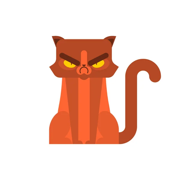 Cat angry emoji pet evil emotions avatar kitty Vector Image