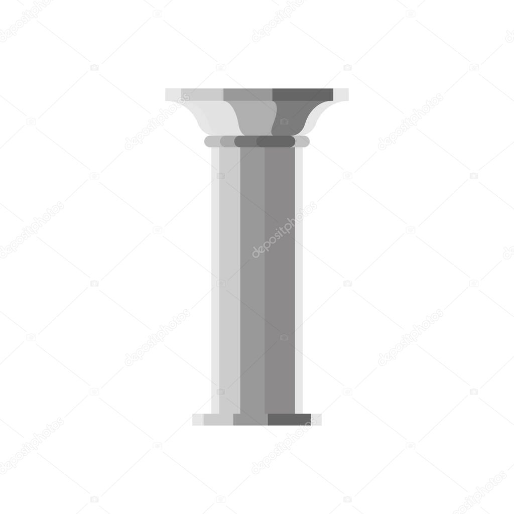 Pedestal isolated. stand, plinth vector illustration. foundation of monumen