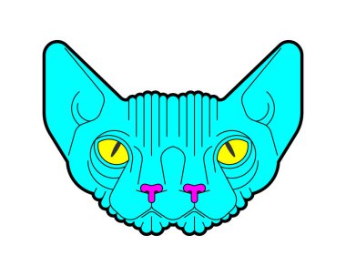 Kedi Canavarı. Evcil uzaylı. Ev hayvanı Çoklu Göz
