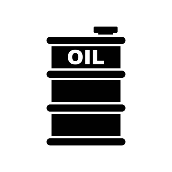 Teckensymbol För Fat Olja Symbol För Petroleumprodukter — Stock vektor