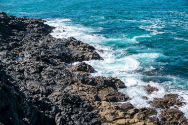 Kueste von Cotillo auf  Fuerteventura von den Kanarischen Inseln