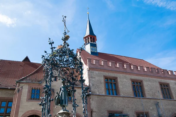 Altes Rathaus Der Stadt Goettingen Niedersachsen — Foto de Stock