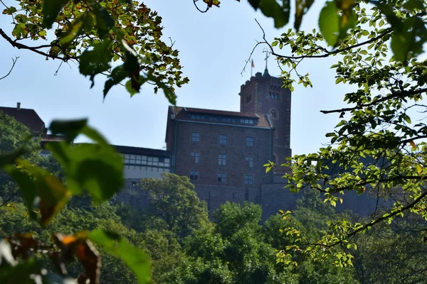 Die Wartburg Der Stadt Eisenach Thringen — Fotografia de Stock