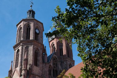 Markt- und Ratskirche St. Johannis Kirche in der Stadt Goettingen, Niedersachsen