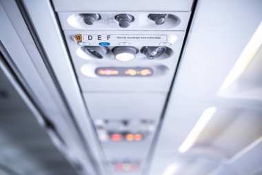 Uçakta yolcu kabini