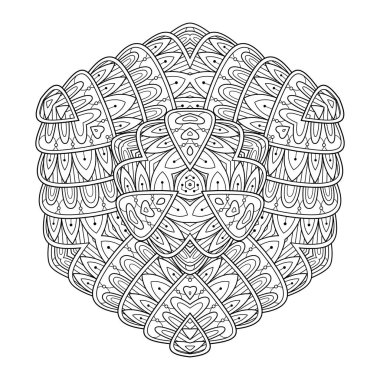 Vektör tek renkli üçgen