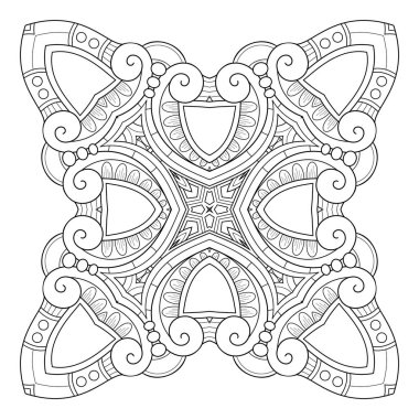 Vektör tek renkli kare