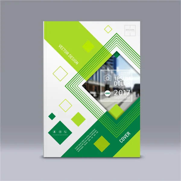 Modello di brochure aziendale — Vettoriale Stock
