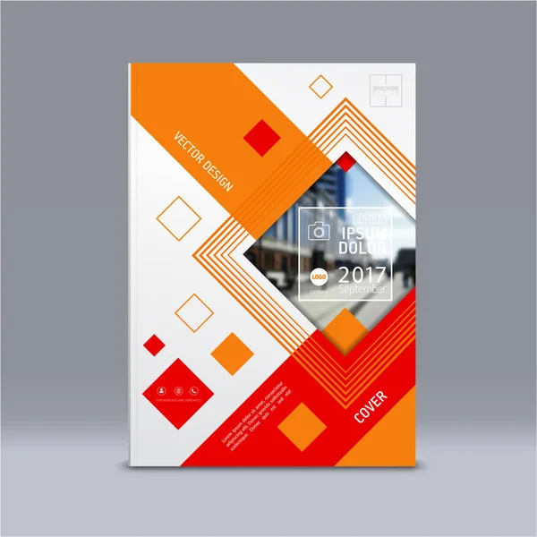 Bedrijfsbrochure sjabloon — Stockvector