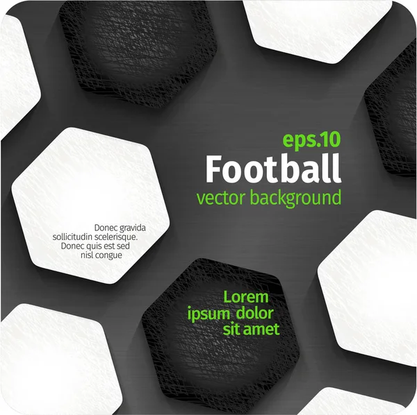 Football (soccer) fond — Image vectorielle