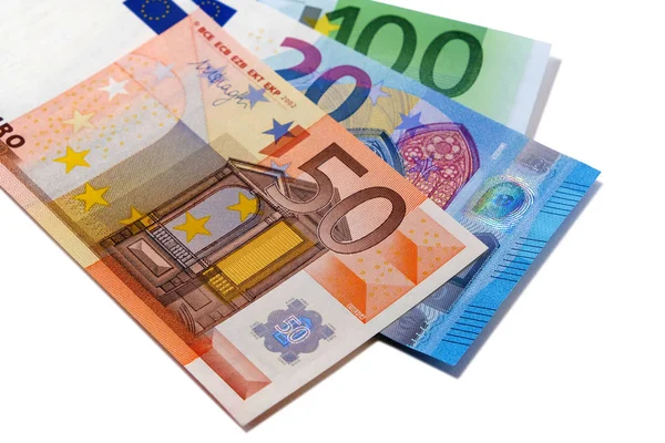 Varie banconote in euro — Foto Stock