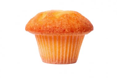 Sade Kek pasta üzerinde beyaz izole