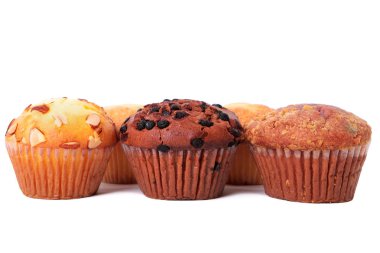 Çeşitli farklı muffin fincan kek