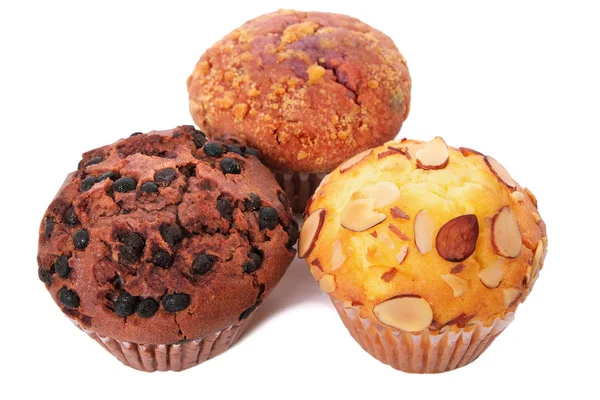 Fresh muffin cup cakes top view — Stock Photo, Image