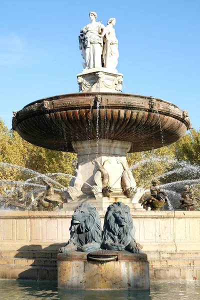 Fountain aix-en-provence Franciaország — Stock Fotó