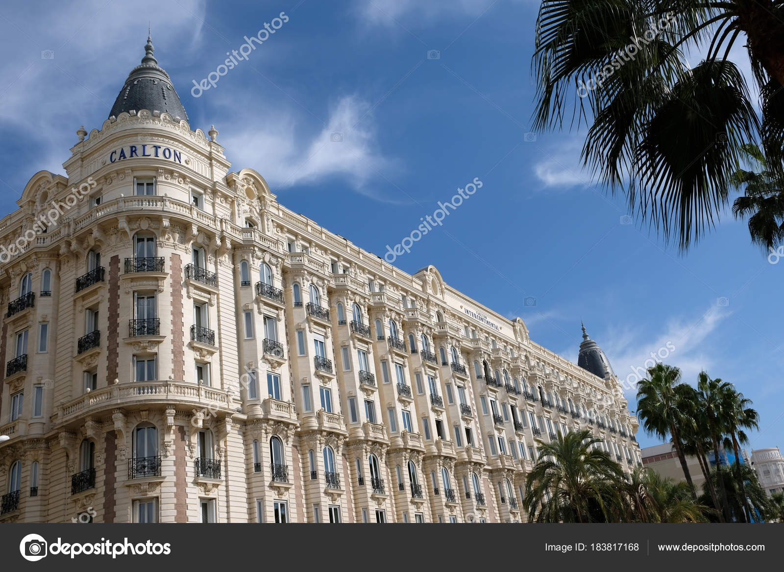 Cannes, France October 25, 2017 corner view of the famous do