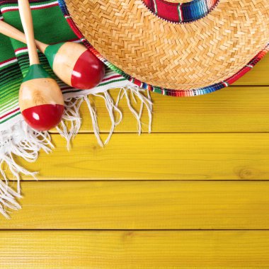 Cinco de mayonez Meksika arkaplan sınırı 