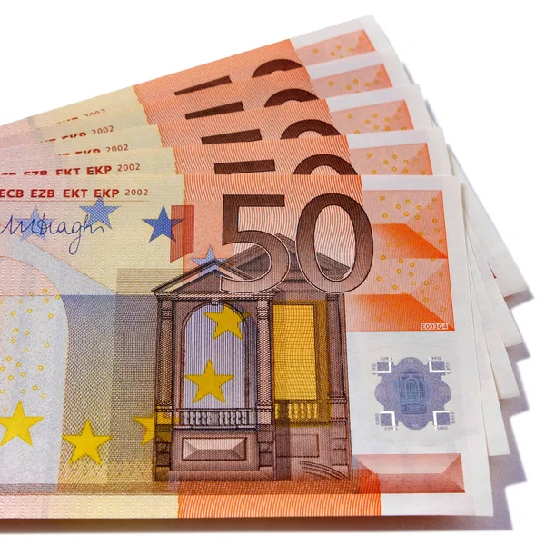 Euro Notas Moeda — Fotografia de Stock