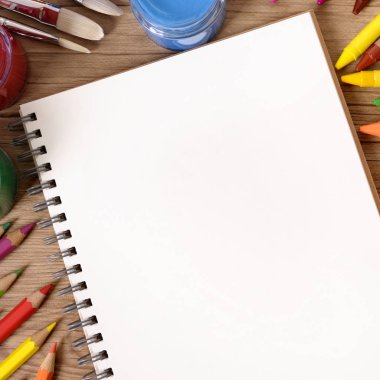 Okul kitabı masası.