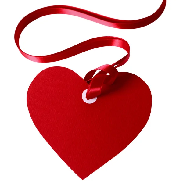 Valentine gift tag — Stock Photo, Image