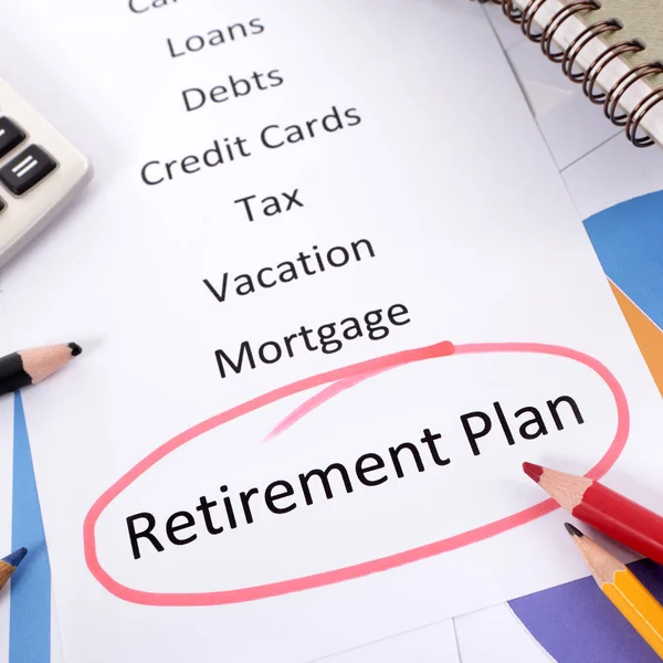 Planificación de la jubilación — Foto de Stock
