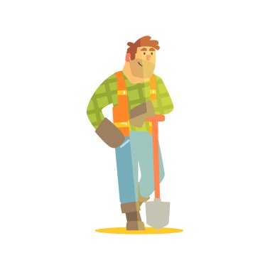 İnşaatçı Maça Şantiyesi Üzerine Eğilerek