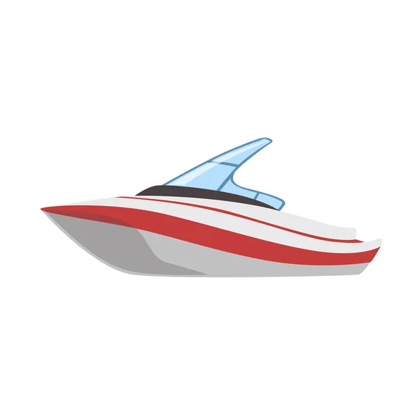 Modern fräs typ av båt ikon — Stock vektor