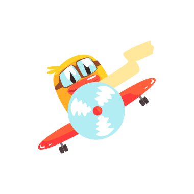 Duckling Pilot Sevimli Karakter Sticker