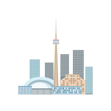 Toronto manzarası görünümü bir Ulusal Kanada Kültür simgesi olarak