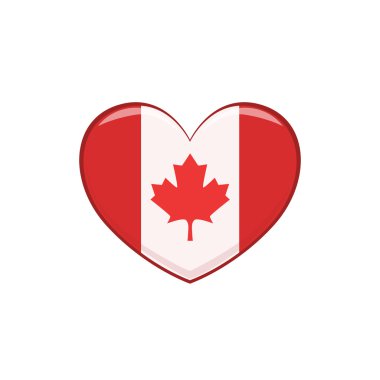 Şekilli bayrak Ulusal Kanada Kültür simgesi olarak duymak