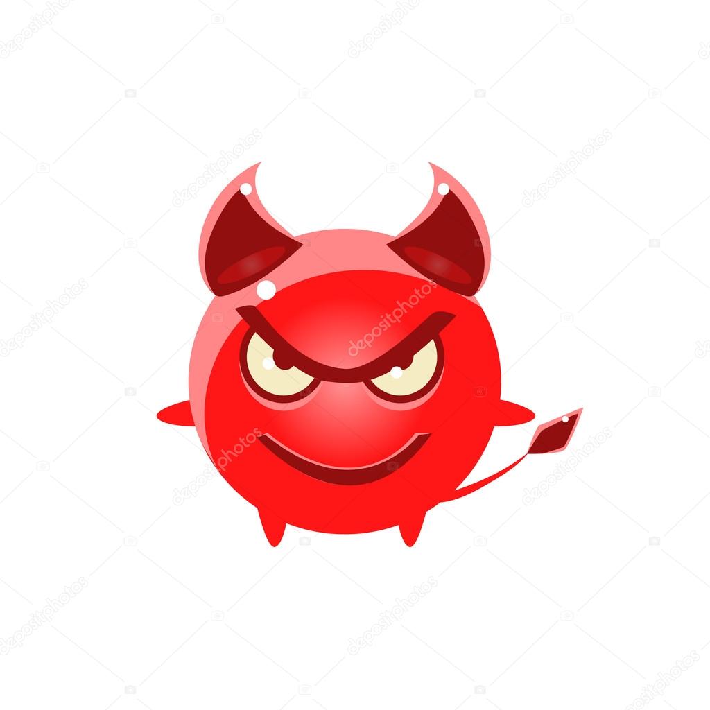 Devil Evil Round Character Emoji