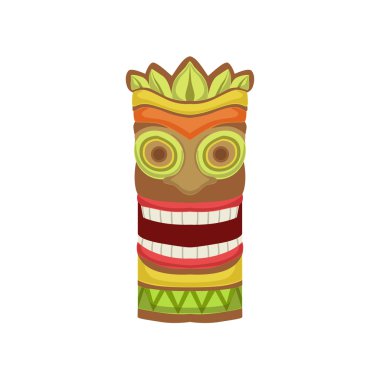 Gülümseyen Totem Hawaiian Vacation klasik sembolü