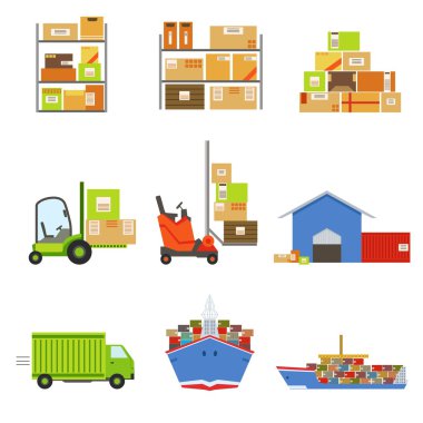 Lojistik ve teslimi ile ilgili nesnelerin ayarla