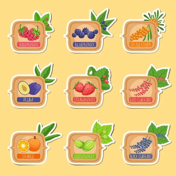 Jam Label Sticker Collection Of Templates In Square Frames