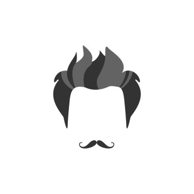 Hippi erkek saç ve yüz tarzı Fransız bıyıklı