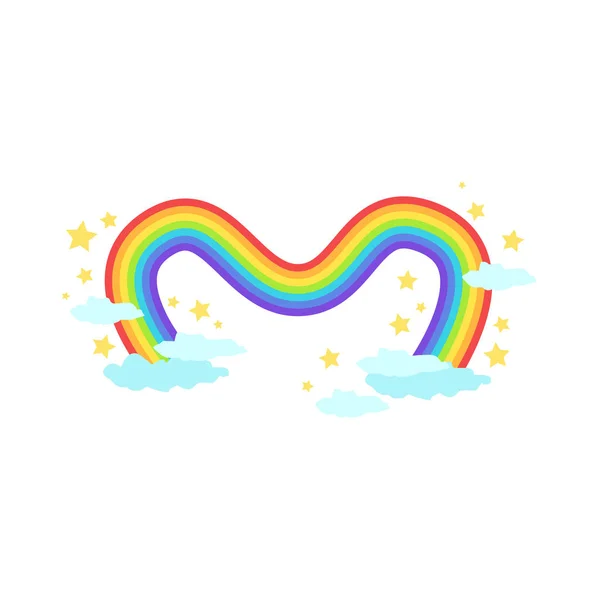 虹の形をしたアイコン — ストックベクタ
